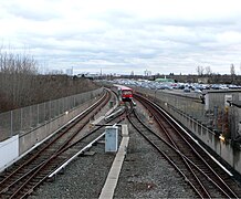 Abstell- und Kehranlage am Nürnberger U-Bahnhof Hasenbuck, 2008