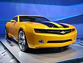 Một trong những chiếc xe Chevrolet Camaro được sử dụng để miêu tả Bumblebee