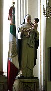 Statue of St. Rose of Lima in the Catedral de la Asunción de María Santísima in Guadalajara, Jalisco