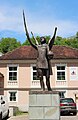 Bronzestatue „Hl. Erzengel Michael“ am Michaelerplatz