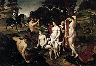 François Clouet, Le Bain de Diane (vers 1550)