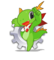 Konqi for KDE system settings.