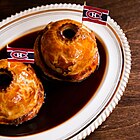 Tourtière with Canadiens flag