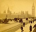 Image 2The Houses of Parliament from Westminster Bridge in the early 1890s (from History of London)