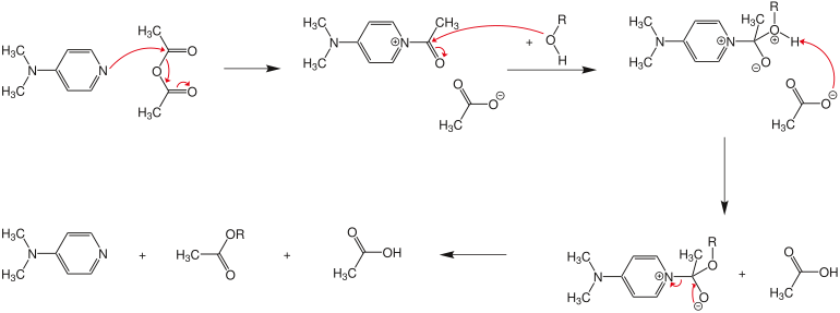 Veresterung mit 4-(Dimethylamino)pyridin