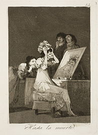 Capricho No. 55: Hasta la muerte (Ĝismorte)