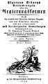 Algernon Sidney: "Betrachtungen über Regierungsformen", Leipzig 1793