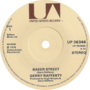 Thumbnail for File:Baker Street by Gerry Rafferty 1978 UK single side-A.png