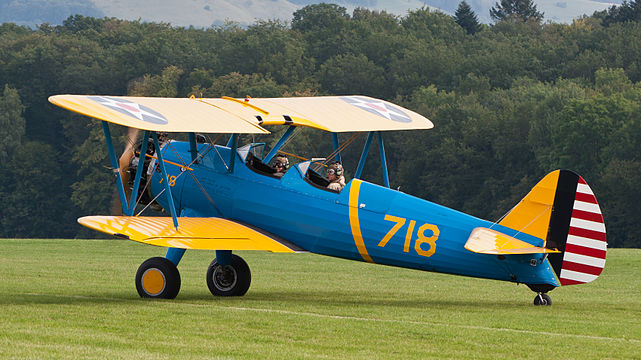 Boeing PT-13D Kaydet (built in 1942).