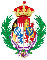 Coat of Arms of Infanta Paz (as Infanta of Spain)