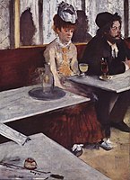 Edgar Degas, L'Absinthe, 1876, Orsayko museoa, Paris