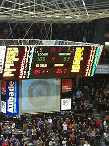 Match de Pro A entre l'Élan Chalon et Nanterre en 2013