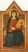 Ambrogio Lorenzetti, Madonna di Vico l'Abate.