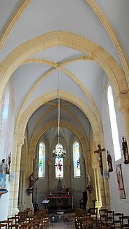 Église Sainte-Quitterie de Nojals : nef.