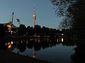 * Nomination Olympic Parc, Munich, at Dusk --Martin Falbisoner 14:23, 4 August 2013 (UTC) * Promotion Dark bits seem a bit too dark? Mattbuck 16:17, 10 August 2013 (UTC)  Comment Hmm, actually it was that dark --Martin Falbisoner 04:27, 12 August 2013 (UTC)  Comment I like the prominent difference in light between the foreground and the sky, it reminds me The Empire of Light by Magritte. IMO we should promote it. --TintoMeches 13:43, 12 August 2013 (UTC) OK. Mattbuck 17:38, 14 August 2013 (UTC)