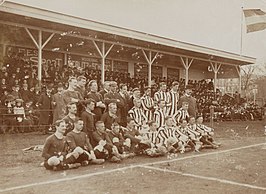 Akkersdijk in het Nederlands elftal (1908)