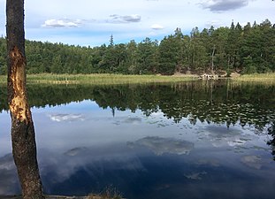 Sjöns sydöstra vik.