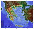 Image 57Topographic map of Greece (from Geography of Greece)