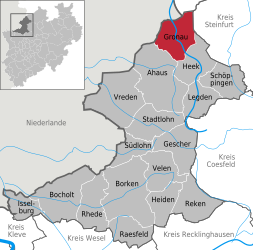 Gronau (Westfalen) – Mappa