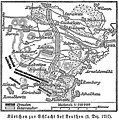 Historical map of the campaign by Leuthen(05.12.1757)