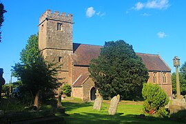 Llanfrechfa Church and Cross.jpg