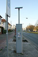 Parkeerkaartjesautomaat op zonne-energie