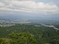 広徳寺展望台より甲賀土山IC方面を望む