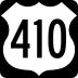 U.S. Route 410 marker