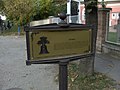 The Zombáról sign at the intersection of Zomba Street and Dózsa György Street