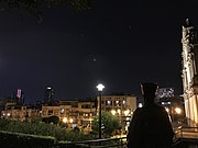 The night behind the St. Paul's archway