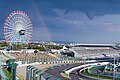 Vue du dernier virage du circuit.