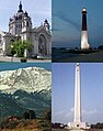 Image 8Clockwise from bottom left: a site, a building, a structure and an object. All are examples of National Register of Historic Places property types. (from National Register of Historic Places property types)