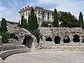 Les ruines des arènes de Cimiez.