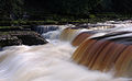 * Nomination Aysgarth Falls. Mattbuck 06:53, 14 August 2013 (UTC) * Promotion This is what I meant, I see where the water is flowing. The loss of detail because of the narrow aperture is a pity (buy a ND filter haha). It will improve a lot if you can brighten the upper part (trees and rocks), it's very dark. --Kadellar 09:43, 14 August 2013 (UTC)