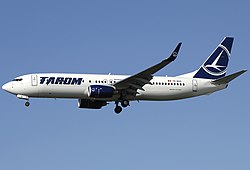 Boeing 737-800 der Tarom