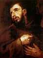 Saint Francis attributed to Giacomo Cavedone