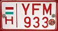 Slow vehicle plate