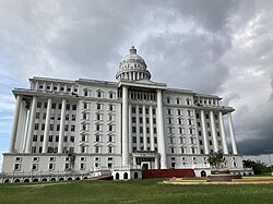 Regency office of Rokan Hilir Regency in Bagansiapiapi