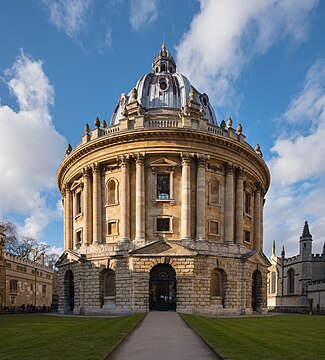 Radcliffe Camera Oxford, view from the south.