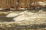 Forsar i Mississippifloden, Pakehnham, Ontario, Kanada.