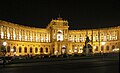 Die Hofburg bei Nacht