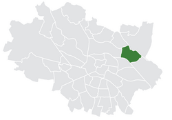 Location of Kowale within Wrocław