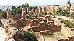 Rovine del museo nazionale di Cartagine