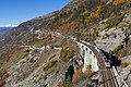 Streckenführung mit Luogelkinviadukt bei Hohtenn