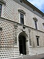 Ferrara Palazzo dei Diamati Millî Galeri ana cephesi