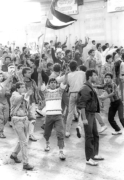 File:Intifada in Gaza Strip, 1987 X Dan Hadani Archive.jpg