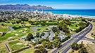 Aerial view of the Strand golf club.