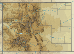 Location of Boulder Reservoir in Colorado, USA.