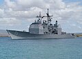 USS Port Royal vertrek op ontplooiing uit Pearl Harbor, Hawaii, 3 Sep 2003