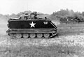 M113 during scout training at Fort Meade, Maryland in 1965.